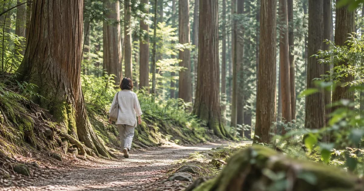 自然の中で過ごす時間｜森林浴と心身の回復の関係