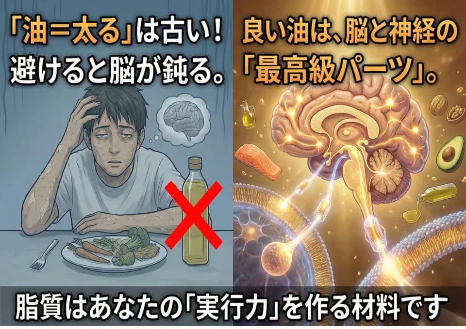 脂質の役割|細胞膜・脳・神経を決める「油」の重要性