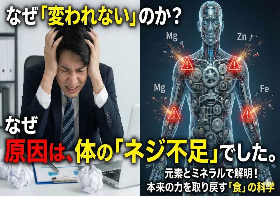 人間の身体は何でできているのか|元素とミネラルの話